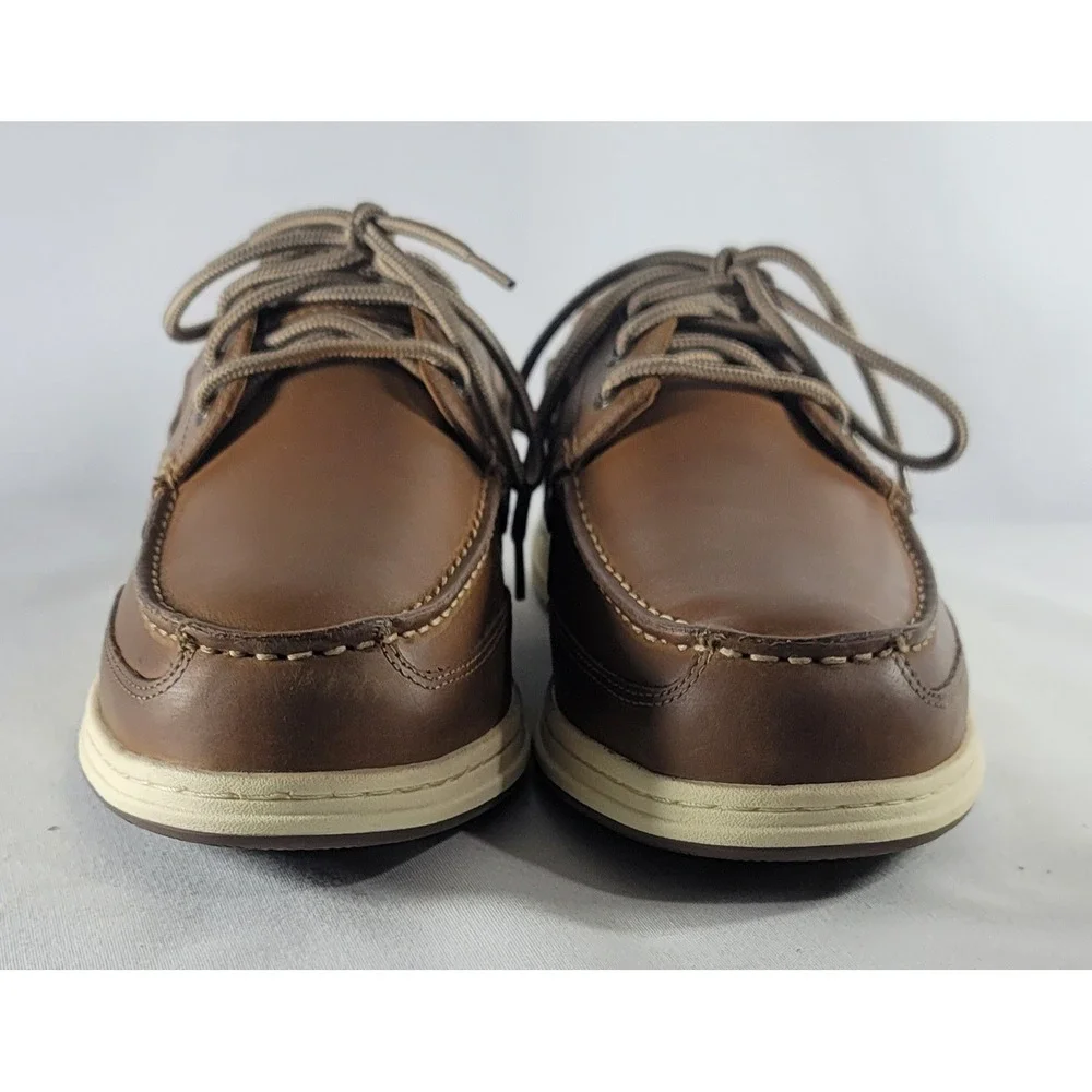 Dockers Beacon Business Casual Shoes Men's Boat Shoes 90-38613 Dark Tan‎ Leather
